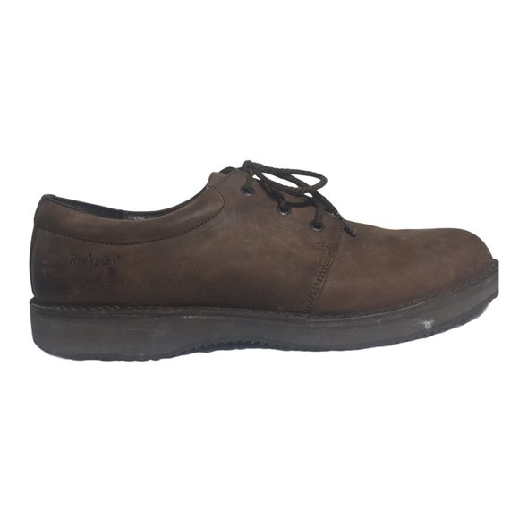 SALE 3/$15 Rockport Brown Suede Leather Tie Oxfords Men\'s Size 11.5 main image 6